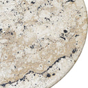 Cadas - Indoor-Outdoor Stone Side Table - Black / White