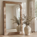 Orchard - Reclaimed Wood Floor Mirror - Natural - Moe's Home Collection - Floor Mirrors - Elite Enclave Home
