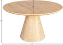 Linette - Dining Table - White Oak - Meridian Furniture - Dining Tables - Elite Enclave Home