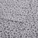 Printed Microfiber - Twin Sheet Set - Black Floral