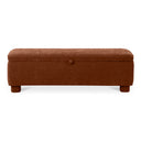 Ichigo - Storage Bench - Orange - Moe's Home Collection - Storage Benches - Elite Enclave Home