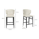 Delaney - Counter Stool - Beige - Moe's Home Collection - Counter Height (24" - 27") - Elite Enclave Home