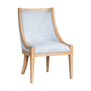 Elmcrest - Upholstered Dining Chair With Nailhead Trim - Light Blue - Martha Stewart - Side Chairs - Elite Enclave Home