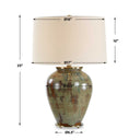 Olisa - Table Lamp - Brown Green