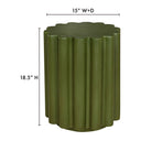 Taffy - Accent Table - Dark Green - Moe's Home Collection - Accent Tables - Elite Enclave Home