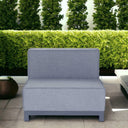 Coating Metal Outdoor Modular With Gray Cushion - Gray