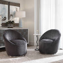 Crue - Fabric Swivel Chair - Uttermost - Swivel Chairs - Elite Enclave Home