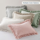 Phoebe - Full/Queen Diamond Quilted Ruffle Edge Comforter Set - Gray