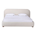 Colin - Queen Bed - Oatmeal - Moe's Home Collection - Upholstered Beds - Elite Enclave Home