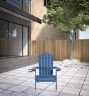 Heavy Duty Plastic Adirondack Chair - Blue