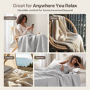 Waffle Weave - Cotton Blanket - Gray