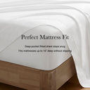 Split King Sateen Sheet Set - White - Harbor House - Sheets & Pillowcases - Elite Enclave Home