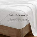 Queen Sateen Sheet Set - White - Harbor House - Sheets & Pillowcases - Elite Enclave Home