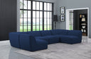 Miramar - 6 Piece Modular Sectional - Meridian Furniture - Stationary Sectionals - Elite Enclave Home
