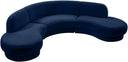 Rosa - Sectional - Meridian Furniture - Stationary Sectionals - Elite Enclave Home