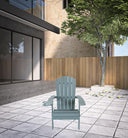 Heavy Duty Plastic Adirondack Chair - Aqua