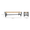 Hawthorn - Large Bench - Beige - Moe's Home Collection - Upholstered Benches - Elite Enclave Home