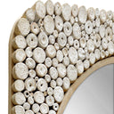 Merak - Teak Mosaic Mirror - Woodtone - Uttermost - Accent Mirrors - Elite Enclave Home