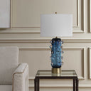Aura - Table Lamp - Blue / Brass