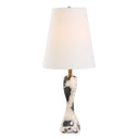 Marcela - Panda Marble Buffet Lamp - Black