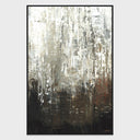 Tibien - 48" x 72" Painting Art by Buddy Whitlock - Black & Gray