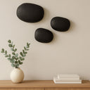 Breton - Cast Aluminum Wall Sculpture (Set of 3) - Black - Moe's Home Collection - Wall Decor - Elite Enclave Home