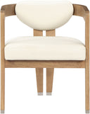 Carlyle - Dining Chair With Natural Frame - Meridian Furniture - Arm Chairs - Elite Enclave Home