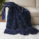 Vivienne - Throw - Navy - Madison Park - Throws - Elite Enclave Home