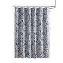 Odette - Shower Curtain - Navy - Madison Park - Shower Curtains - Elite Enclave Home