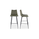 Alibi - Barstool (Set of 2) - Dark Green - Moe's Home Collection - Stool Sets - Elite Enclave Home