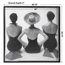 Ladies' Swimwear, 1959 - Fashion Print - Black