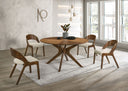 Woodson - Dining Table - Rich Walnut - Meridian Furniture - Dining Tables - Elite Enclave Home