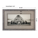Deep Sleep - Bear Print - Pearl Silver