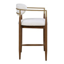 Moxie - Counter Stool - Walnut / White
