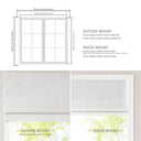 Quincy - 34x64" Total Blackout Cordless Roman Shade - White - Madison Park - Curtains & Drapes - Elite Enclave Home