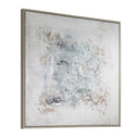 Find Me Here - Abstract Framed Canvas Art - Black / Blue / Brown / Gray / White - Uttermost - Canvas Art - Elite Enclave Home