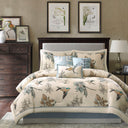 Quincy - California King Piece Comforter (Set of 7) - Khaki