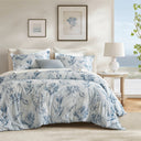 Fashion - King 100% Sateen Duvet Cover Set - Navy/Blue