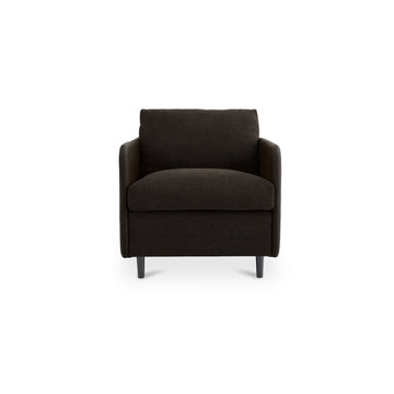 Teller - Accent Chair - Warm Black