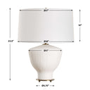 Maisie - White Table Lamp - White