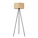 Tripod Floor Lamp With Shade - Matte Black - HomeRoots - Floor Lamps - Elite Enclave Home