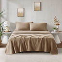 California King Sheet Set - Brown