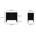 Eleanor - Nightstand - Black - Moe's Home Collection - Accent Nightstands - Elite Enclave Home
