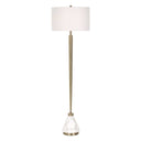 Curran - Tapered Metal Floor Lamp - White