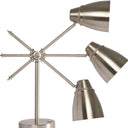 LED Adjustable Desk Lamp - Brushed Silver
