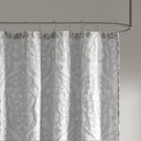 Odette - Shower Curtain - Silver - Madison Park - Shower Curtains - Elite Enclave Home