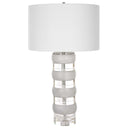 Band Together - Crystal & Wood Table Lamp