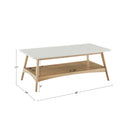 Parker - Coffee Table - Off - White / Natural - Madison Park - Coffee Tables - Elite Enclave Home