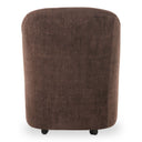Drava - Rolling Dining Chair - Dark Brown - Moe's Home Collection - Arm Chairs - Elite Enclave Home