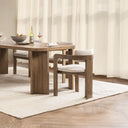Labelle - Dining Armchair - Beige / Dark Brown - Classic Home - Arm Chairs - Elite Enclave Home